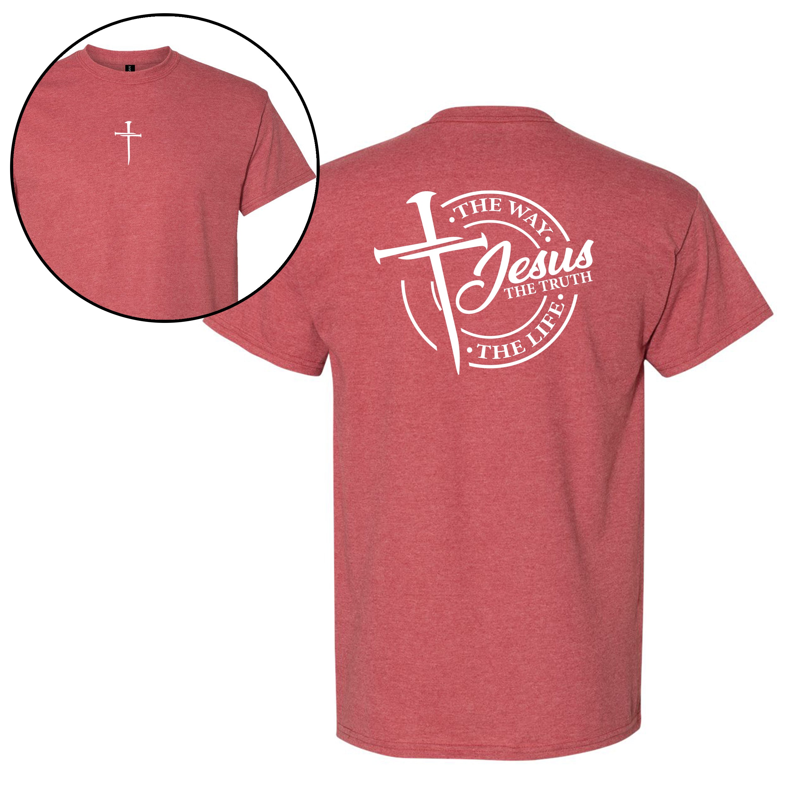 Limited Edition Jesus, The Way. The Truth. The Life. T-Shirt: Proclaim Your Faith view 3