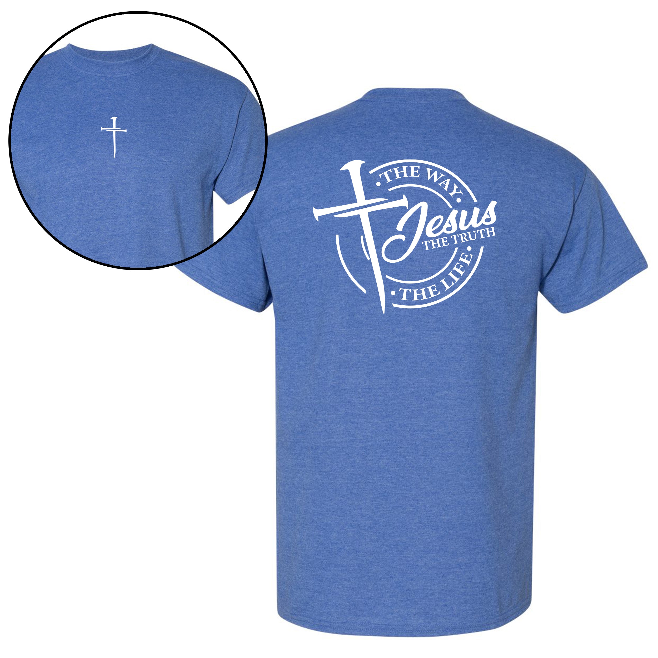 Limited Edition Jesus, The Way. The Truth. The Life. T-Shirt: Proclaim Your Faith view 4