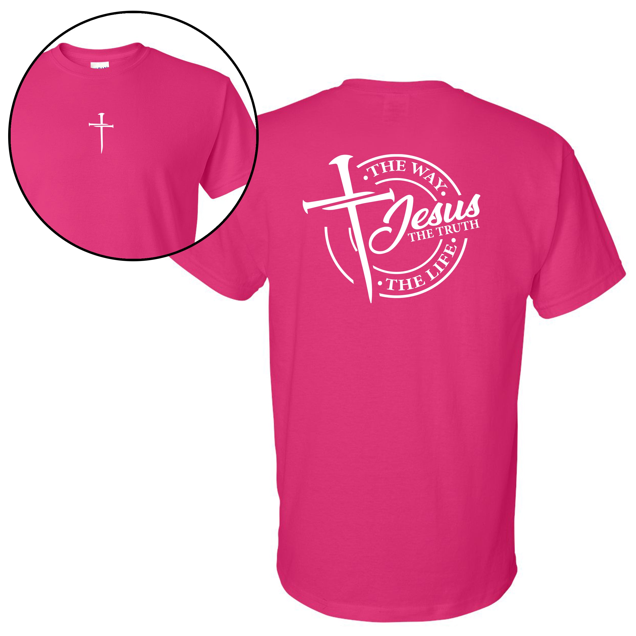 Limited Edition Jesus, The Way. The Truth. The Life. T-Shirt: Proclaim Your Faith view 5