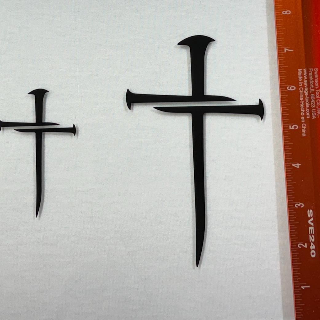Nailed It Decal: Faith-Inspired Vinyl Sticker view 3